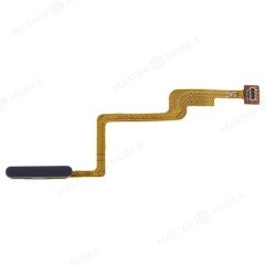 Шлейф для Xiaomi 11T (21081111RG) / 11T Pro (2107113SG) с комп. + сканер отпечатка пальца (кнопка включения) (серый)