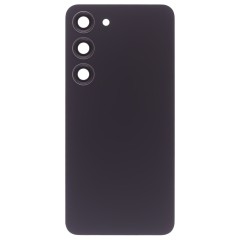 Задняя крышка для Samsung S911 Galaxy S23 (черный) (в сборе со стеклом камеры)