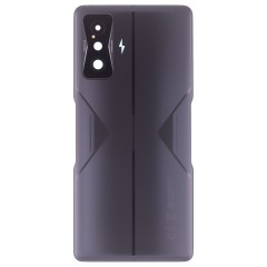 Задняя крышка для Xiaomi Poco F4 GT (21121210G) (черный) (в сборе со стеклом камеры) (ORIG100)