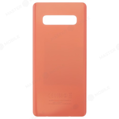 Задняя крышка для Samsung G975 Galaxy S10+ (розовый)