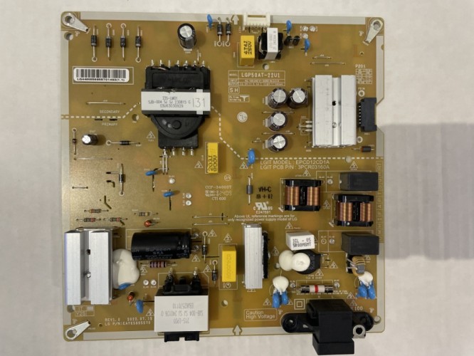 Блок питания EAY65895570 LGP50AT-22U1 EPCD12CD1A 3PCR03160A