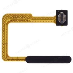 Шлейф для Xiaomi Poco F5 (23049PCD8G) / Redmi Note 12 Turbo (23049RAD8C) с комп. + сканер отпечатка пальца (кнопка включения) (черный)