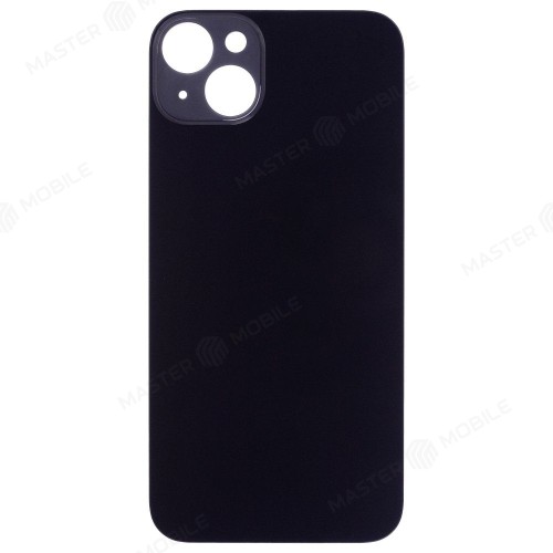 Задняя крышка для Apple iPhone 14 Plus (черный) (с широким отверстием) (Premium)