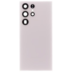 Задняя крышка для Samsung S918 Galaxy S23 Ultra (белый) (в сборе со стеклом камеры)