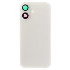 Задняя крышка для Apple iPhone 17 (SIM + eSIM) / iPhone 17 (eSIM) (белый) (в сборе со стеклом камеры и шлейфом) (Premium)