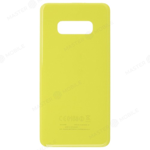 Задняя крышка для Samsung G970 Galaxy S10e (желтый)