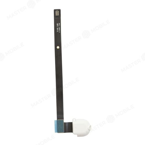 Шлейф для Apple iPad Air (A1474/A1475/A1476) / iPad 5 9.7 (2017) (A1822/A1823) / iPad 6 9.7 (2018) (A1893/A1954) с комп. + разъем гарнитуры (белый)