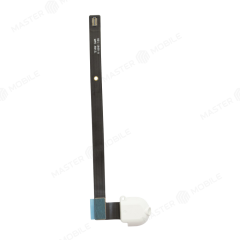 Шлейф для Apple iPad Air (A1474/A1475/A1476) / iPad 5 9.7 (2017) (A1822/A1823) / iPad 6 9.7 (2018) (A1893/A1954) с комп. + разъем гарнитуры (белый)