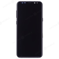 Дисплей для Samsung G955 Galaxy S8+ + тачскрин (черный) (в рамке) (OLED) (Full Size)