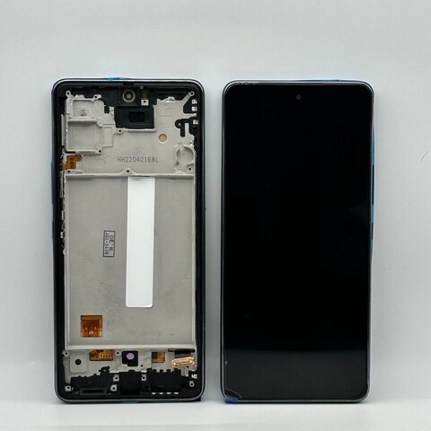 Дисплей Samsung A53 (A536B) Черный OLED в рамке большой