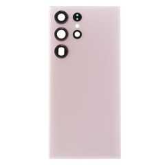 Задняя крышка для Samsung S918 Galaxy S23 Ultra (розовый) (в сборе со стеклом камеры)