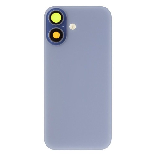 Задняя крышка для Apple iPhone 17 (SIM + eSIM) / iPhone 17 (eSIM) (синий) (в сборе со стеклом камеры и шлейфом) (Premium)