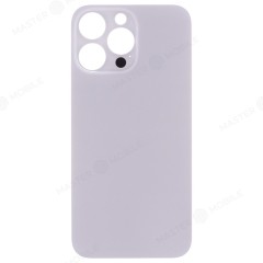Задняя крышка для Apple iPhone 14 Pro Max (белый) (с широким отверстием) (Premium)