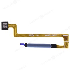Шлейф для Xiaomi Poco X5 5G (22111317PG) с комп. + сканер отпечатка пальца (синий)