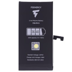 Аккумулятор для Apple iPhone 15 (F5ENERGY) (усиленный) (3640 мАч) (SPECIAL EDITION) + двухсторонний скотч