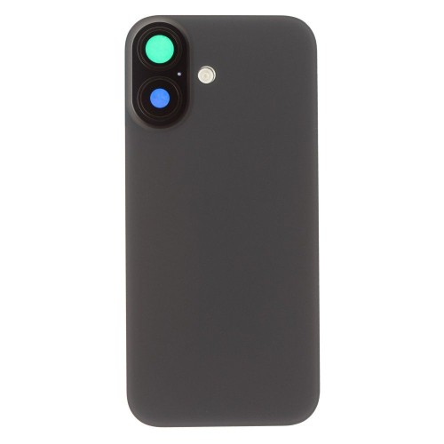 Задняя крышка для Apple iPhone 17 (SIM + eSIM) / iPhone 17 (eSIM) (черный) (в сборе со стеклом камеры и шлейфом) (Premium)