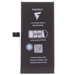 Аккумулятор для Apple iPhone 12 mini (F5ENERGY) (усиленный) (2460 мАч) (SPECIAL EDITION) (с верификацией) + двухсторонний скотч