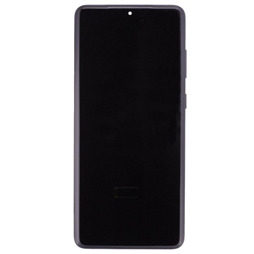Дисплей для Samsung G985 Galaxy S20+ / G986 Galaxy S20+ 5G + тачскрин (черный) (в рамке) (OLED) (Full Size)