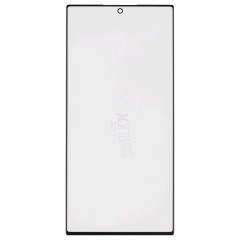 Стекло модуля для Samsung S908 Galaxy S22 Ultra + OCA (черный) (Musttby) (Premium)