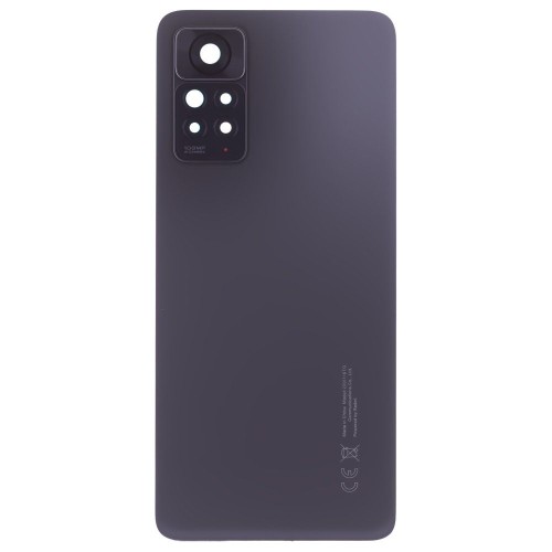 Задняя крышка для Xiaomi Redmi Note 11 Pro 4G (2201116TG) (черный) (в сборе со стеклом камеры) (ORIG100)