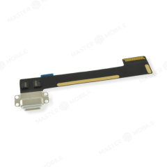 Шлейф для Apple iPad mini 4 (A1538/A1550) / iPad mini 5 (A2124/A2126/A2133) с комп. + разъем зарядки (белый)
