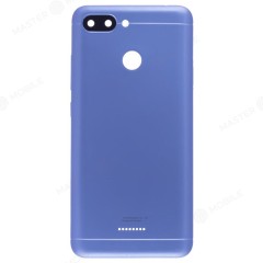 Задняя крышка для Xiaomi Redmi 6 (M1804C3DG) (Global Version / 2 SIM) (синий) (в сборе со стеклом камеры)