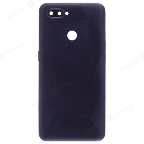 Задняя крышка для OPPO A12 (CPH2083) (черный) (в сборе со стеклом камеры)