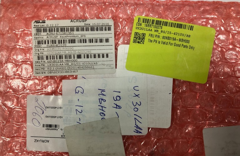 Материнская плата, mb, для ASUS UX301LA Rev: 2.1, i5-4210U, 8GB