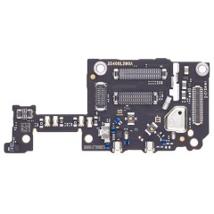 Нижняя плата для Xiaomi 12 Pro (2201122G) с комп. + микрофон + разъем SIM (ORIG100)