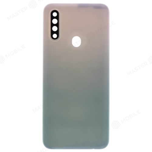 Задняя крышка для OPPO A31 (CPH2015) (белый) (в сборе со стеклом камеры)