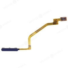 Шлейф для Xiaomi Poco X3 NFC (M2007J20CG) / Poco X3 Pro (M2102J20SG) с комп. + сканер отпечатка пальца (синий)