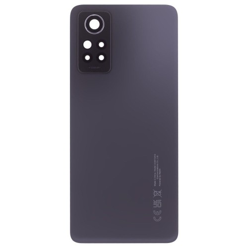 Задняя крышка для Xiaomi Redmi Note 12 Pro 4G (2209116AG) (черный) (в сборе со стеклом камеры) (ORIG100)