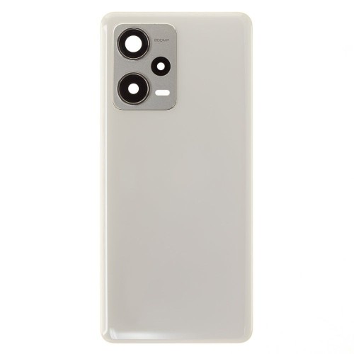 Задняя крышка для Xiaomi Redmi Note 12 Pro+ 5G (22101316UG) (белый) (в сборе со стеклом камеры) (ORIG100)
