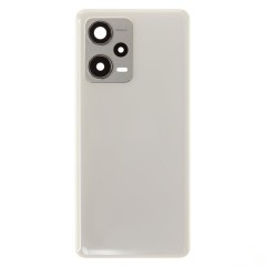 Задняя крышка для Xiaomi Redmi Note 12 Pro+ 5G (22101316UG) (белый) (в сборе со стеклом камеры) (ORIG100)