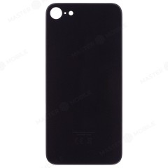 Задняя крышка для Apple iPhone 8 (черный) (с широким отверстием) (Premium)