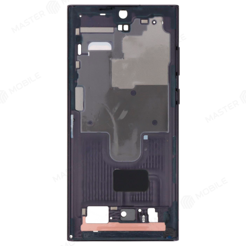 Рамка дисплея для Samsung S908 Galaxy S22 Ultra (черный)
