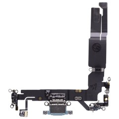 Шлейф для Apple iPhone 16 с комп. + разъем зарядки + микрофон (зеленый) (ORIG100)
