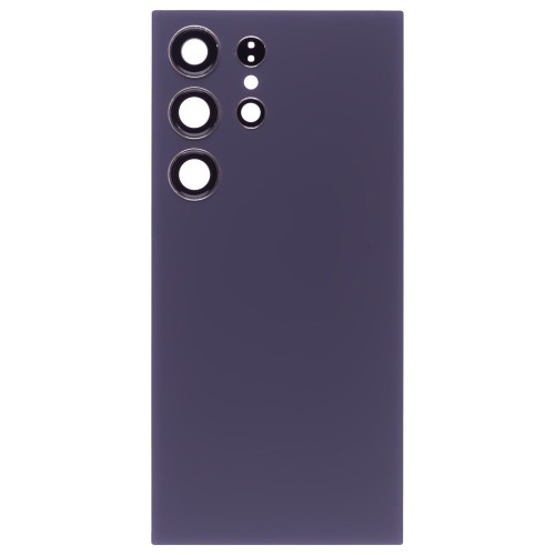 Задняя крышка для Samsung S928 Galaxy S24 Ultra (фиолетовый) (в сборе со стеклом камеры)