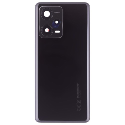 Задняя крышка для Xiaomi Redmi Note 12 Pro+ 5G (22101316UG) (черный) (в сборе со стеклом камеры) (ORIG100)