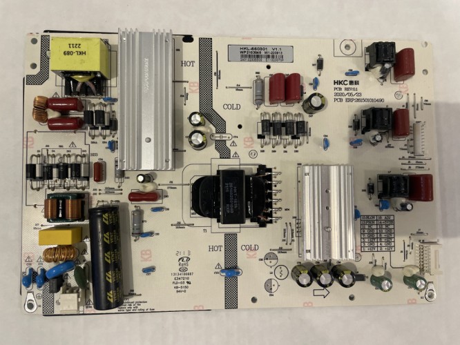 Блок питания HKL-550301 V1.1 WP2103048 MI1-220913 261501010490 Realme RMV2001 PT550GT02-1 Ver.2.1