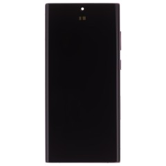Дисплей для Samsung S908 Galaxy S22 Ultra + тачскрин (бордовый) (в рамке) (OLED) (Full Size)