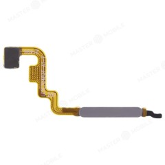 Шлейф для Xiaomi Redmi Note 11 4G (2201117TY/G) / Redmi Note 11S 4G (2201117SY/G) и др. с комп. + сканер отпечатка пальца (серебристый)