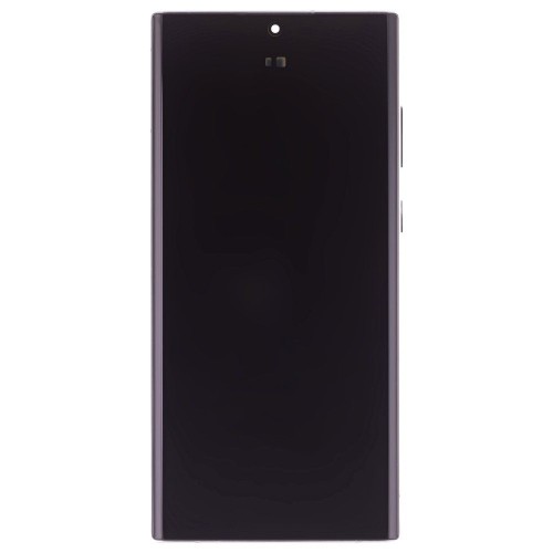 Дисплей для Samsung S908 Galaxy S22 Ultra + тачскрин (серебристый) (в рамке) (OLED) (Full Size)
