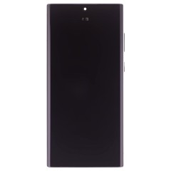 Дисплей для Samsung S908 Galaxy S22 Ultra + тачскрин (серебристый) (в рамке) (OLED) (Full Size)